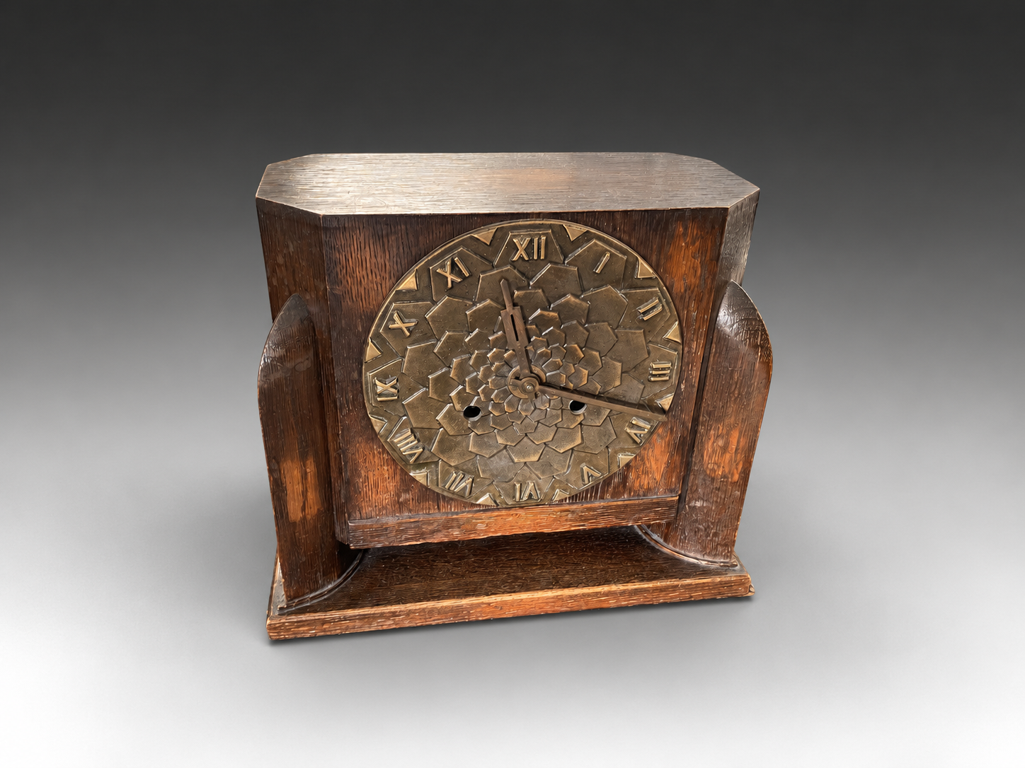 Art Deco Amsterdamse School Mantel Clock, circa 1920s — Art-Leap
